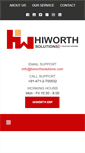 Mobile Screenshot of hiworthsolutions.com