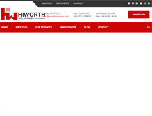 Tablet Screenshot of hiworthsolutions.com